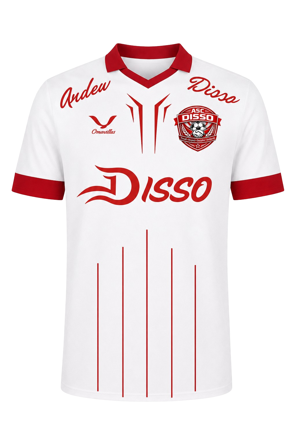 Maillot Chill ASC Disso – Blanc Repos du Guerrier